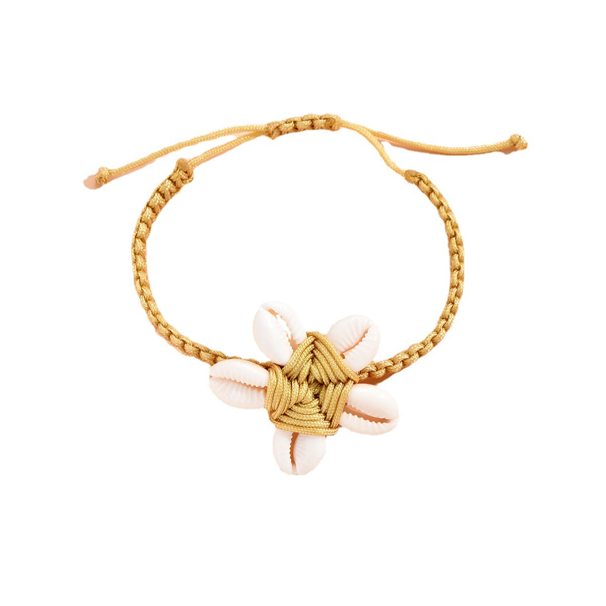 Wholesale Shell Flower Rope Bracelet