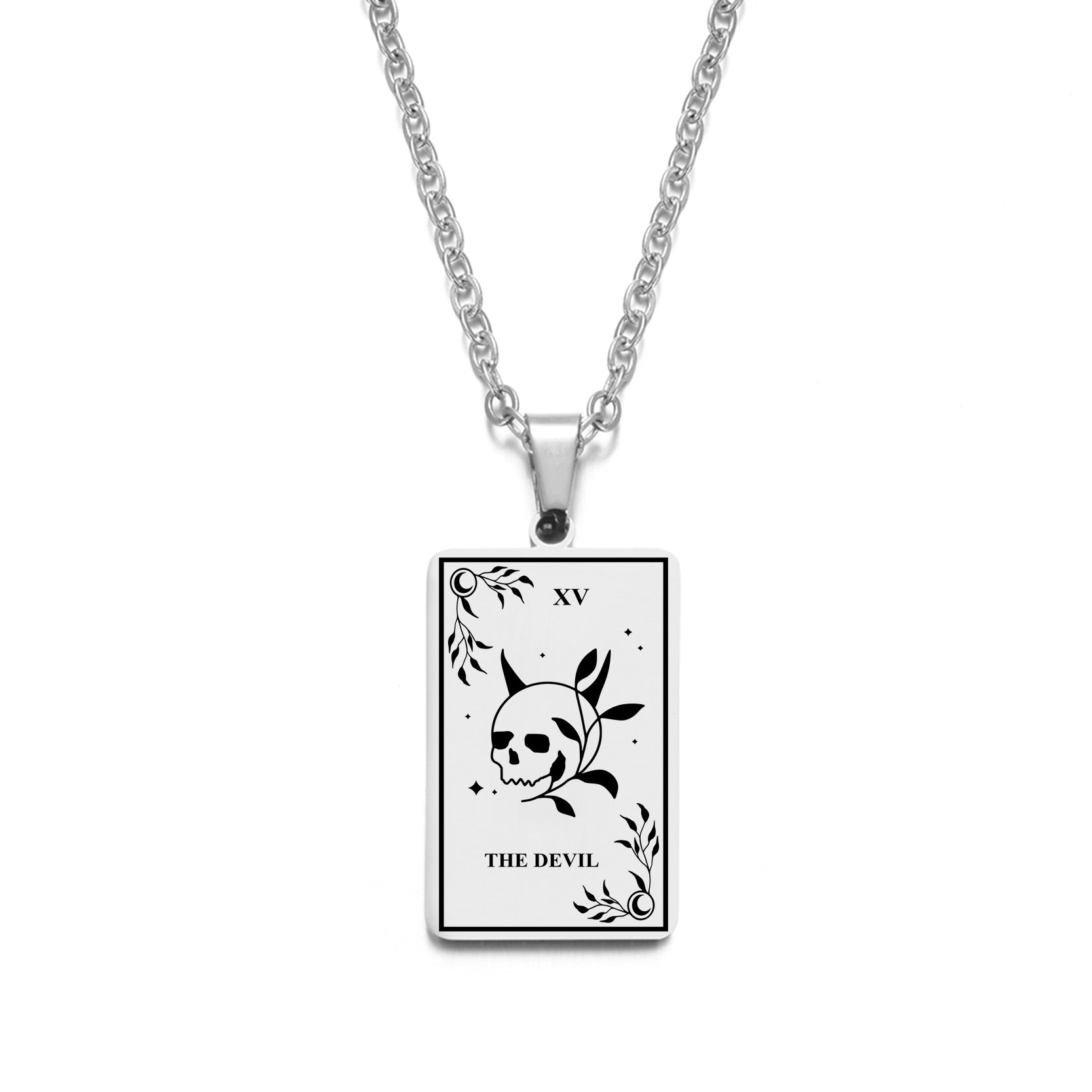 Wholesale tarot pendant pendant necklace stainless steel necklace