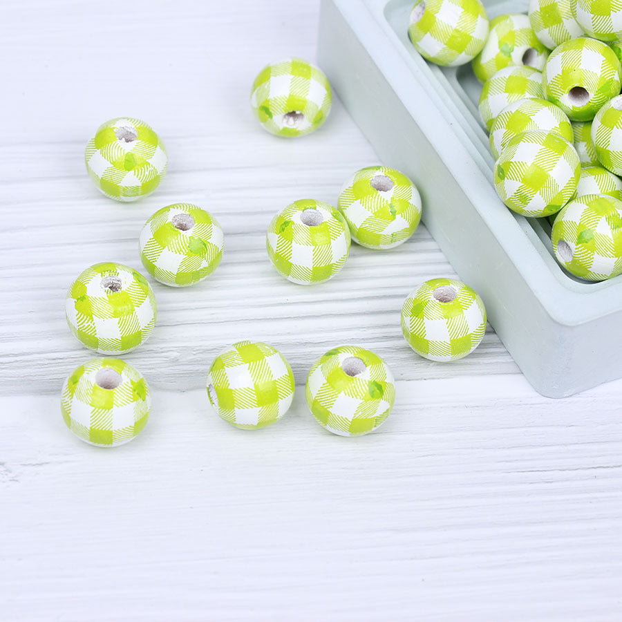 2 piezas al por mayor de 16 mm de color cuadrado de madera de color cuadrado