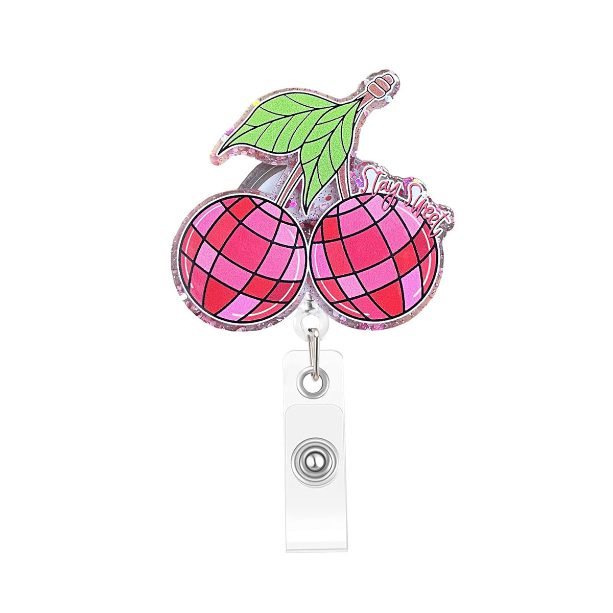 Wholesale Pink medical staff name tag  Badge Reels