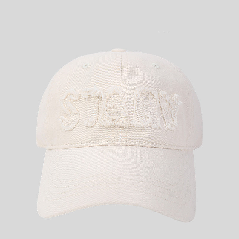 Wholesale Letter Raw Edge Sun Visor All-match Baseball Cap