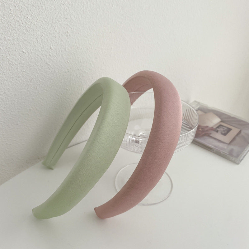 Wholesale of High-end Satin Sponge Summer Women's Fabric Headband