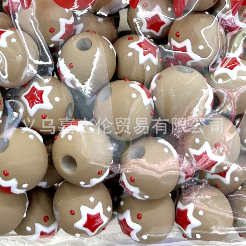 Cuentas acrílicas de 200pcs de 200 piezas al por mayor