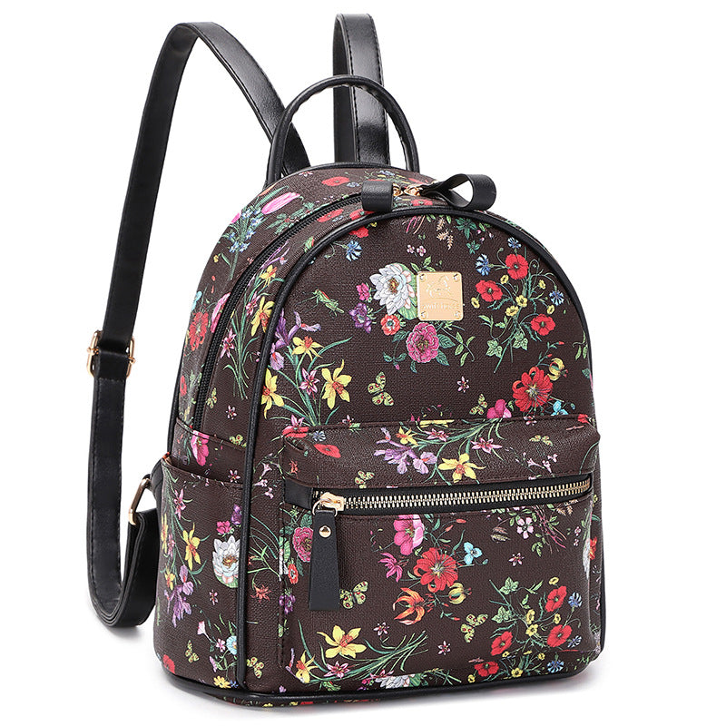 Wholesale Digital Printed Minimalist Leather Backpacks