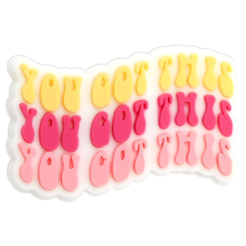 Wholesale  Random 100pcs/pack  Phrase series bead  Focal Beads