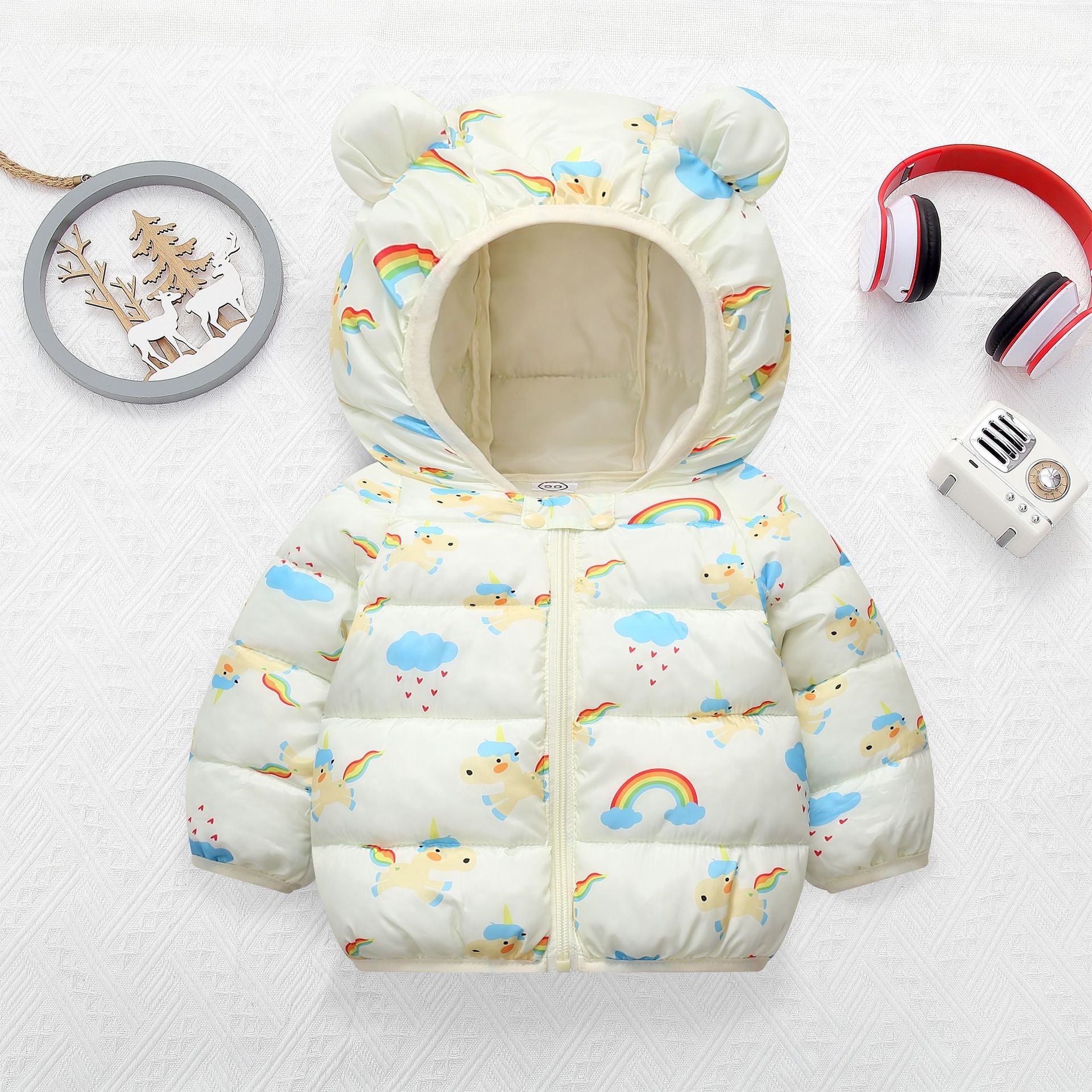 Wholesale Autumn/Winter Down Cotton Polyester Baby Clothes