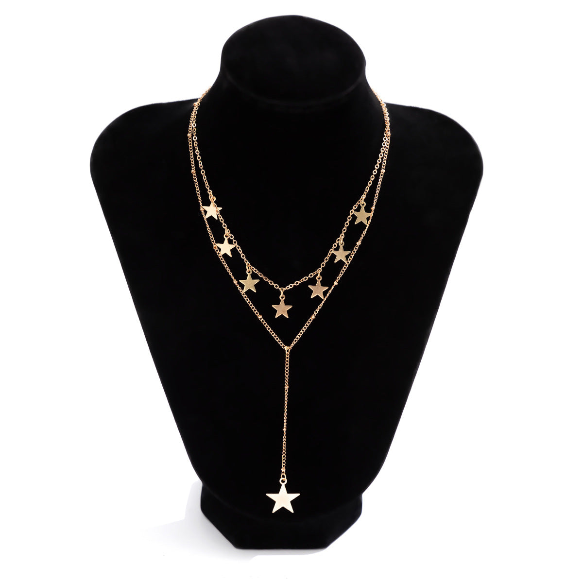 Wholesale Star shaped tassel Christmas choker necklace