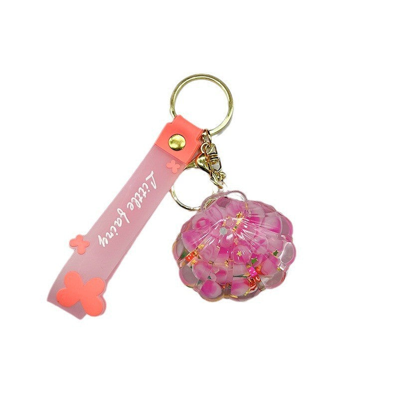 Wholesale Oil-infused Sugar Bean Shell Keychain