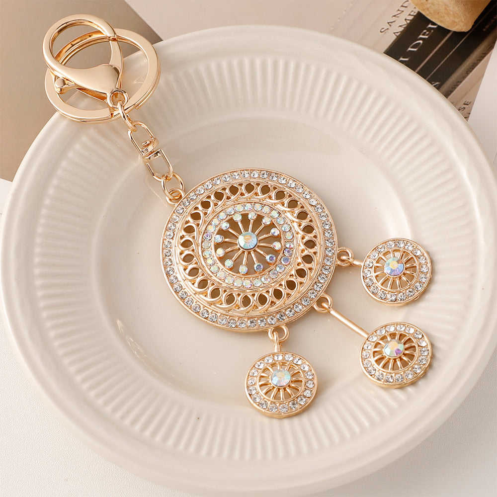 Wholesale Diamond Alloy Dream Catcher Keychain