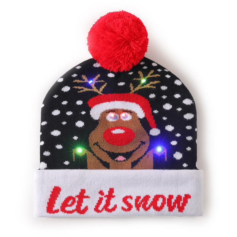 Wholesale Christmas hat  colorful woolen hat