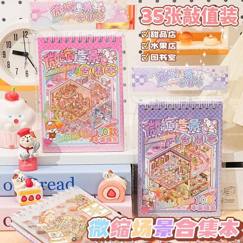 Wholesa 3D three-dimensional  stickers children' s DIY handmade