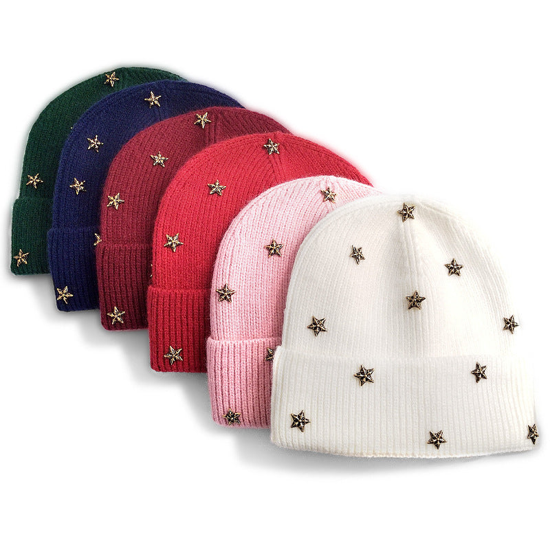 Wholesale Autumn and Winter Hats Children's Warm Woolen Hats Knitted Hats