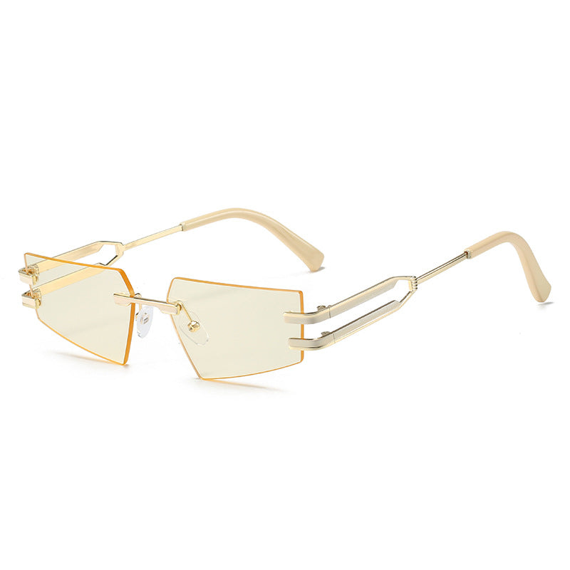 Wholesale Cat-eye Frameless Fashion Sunglasses