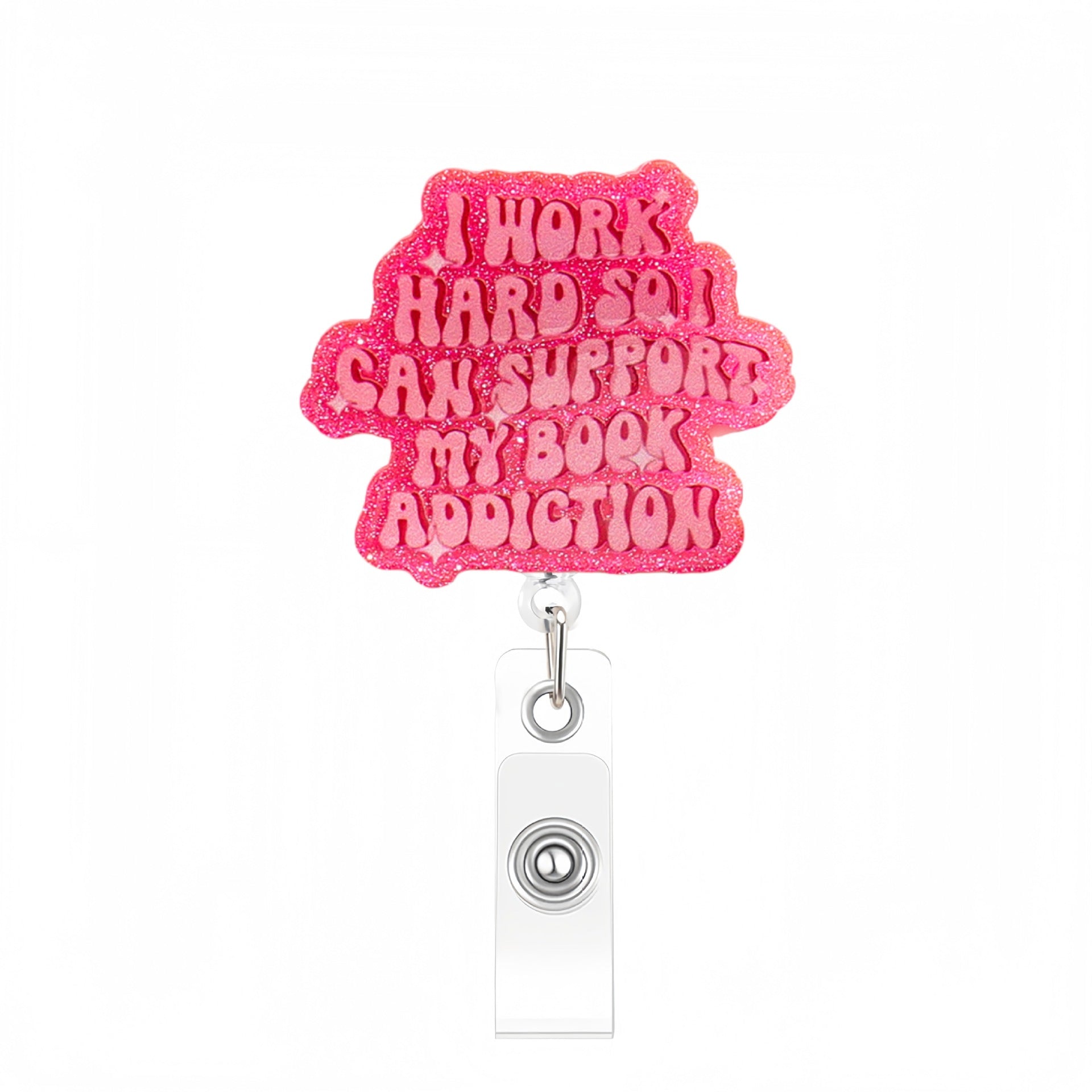 Wholesale Pink medical staff name tag  Badge Reels