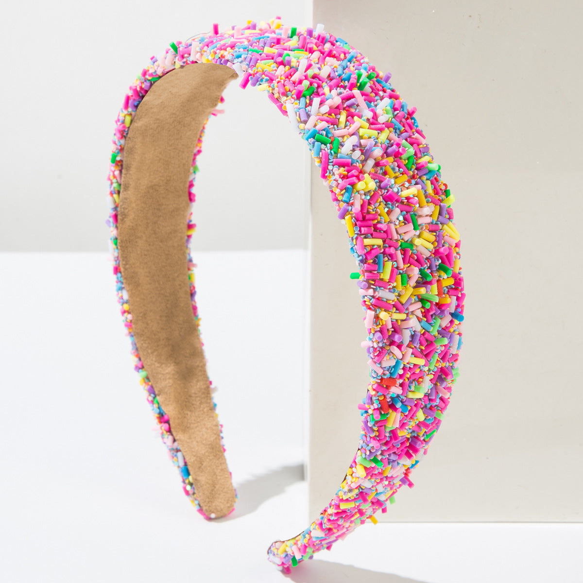 Wholesale Wide-brimmed headband colorful dopamine hair accessories