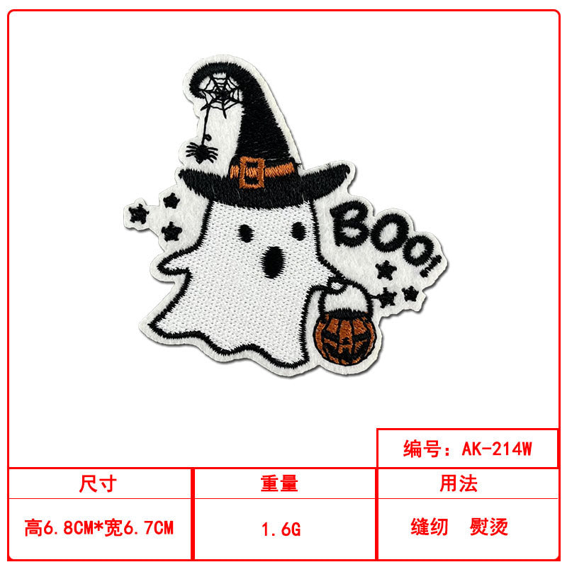 Wholesale Ghost Witch Embroidered Patch