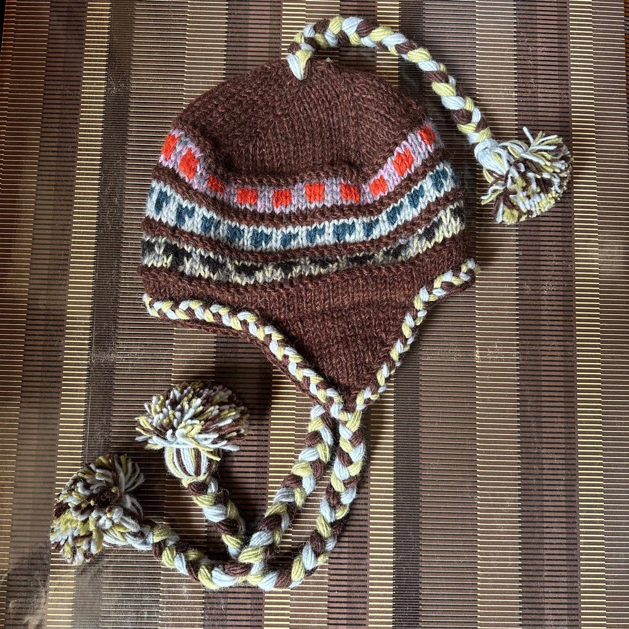 Wholesale Wool Warm Rainbow Plus Velvet Thick Earmuffs Beanie