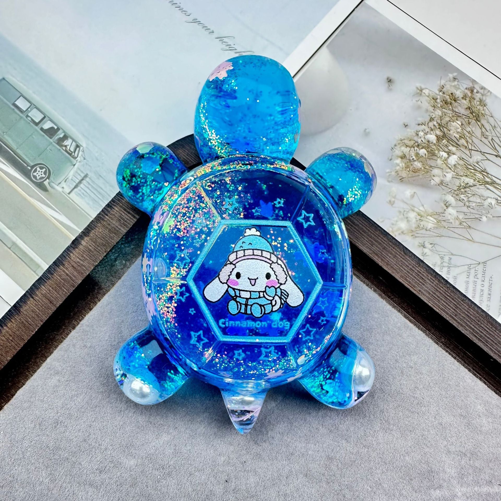 Wholesale quicksand turtle flash luminous accessories Decorations special