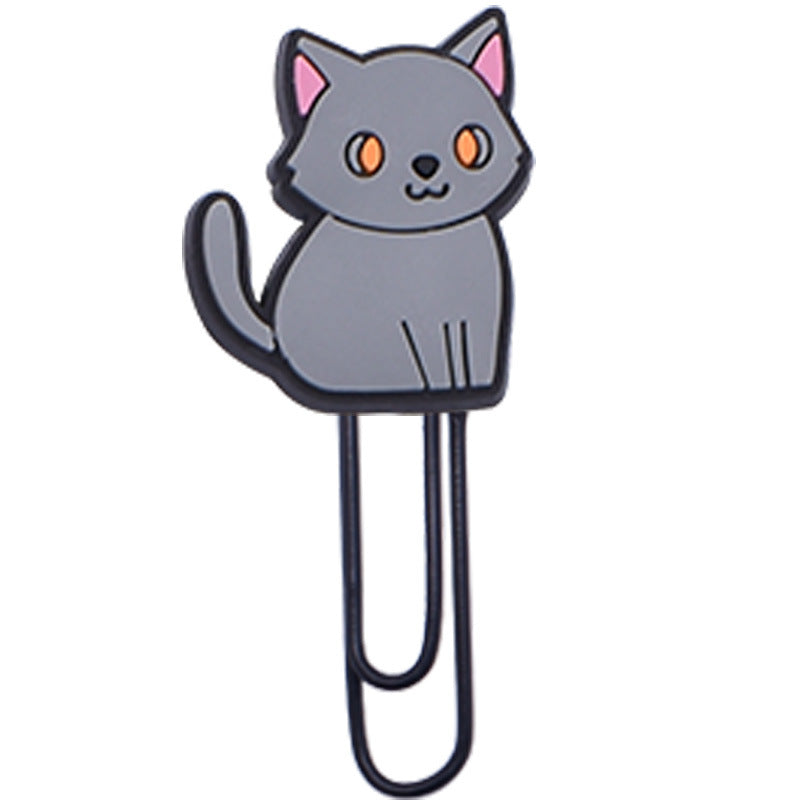 Wholesale  Random 50pcs/pack   Colorful cartoon cat bookmark