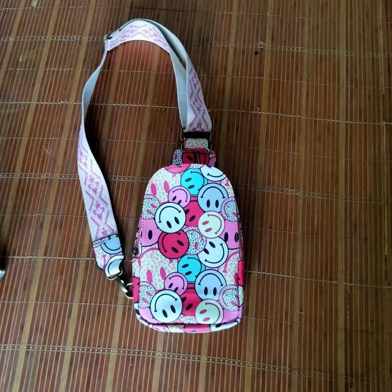 Wholesale Western Style Printed Crossbody Bag Chest Bag Waist Bag