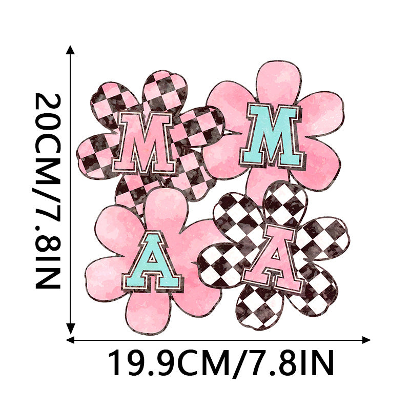 Wholesale 10pcs Leopard print bow Mother's Day UV DTF Ready to Press Transfers Wraps