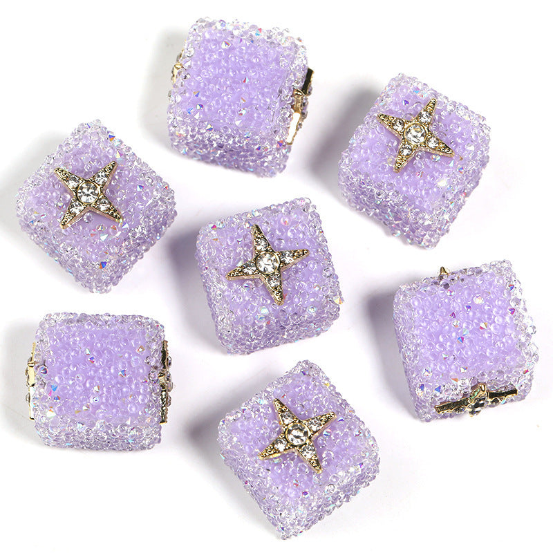 Wholesale  5pcs Colorful soft candy double-sided heart bow Acrylic Beads