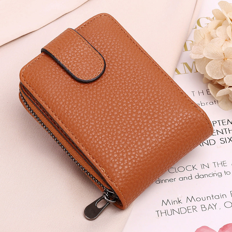 Wholesale Integrated Large Capacity Multifunctional Female Driver's License Leather Case Coin Purse