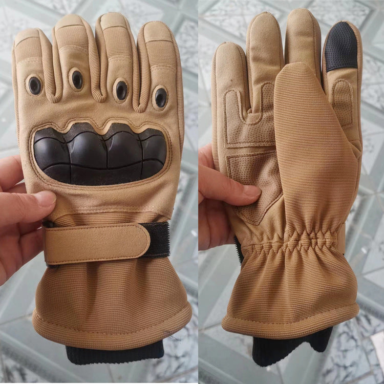 Wholesale Added Cotton, Thickened Touch Screen, Plush and Warm Nylon Gloves