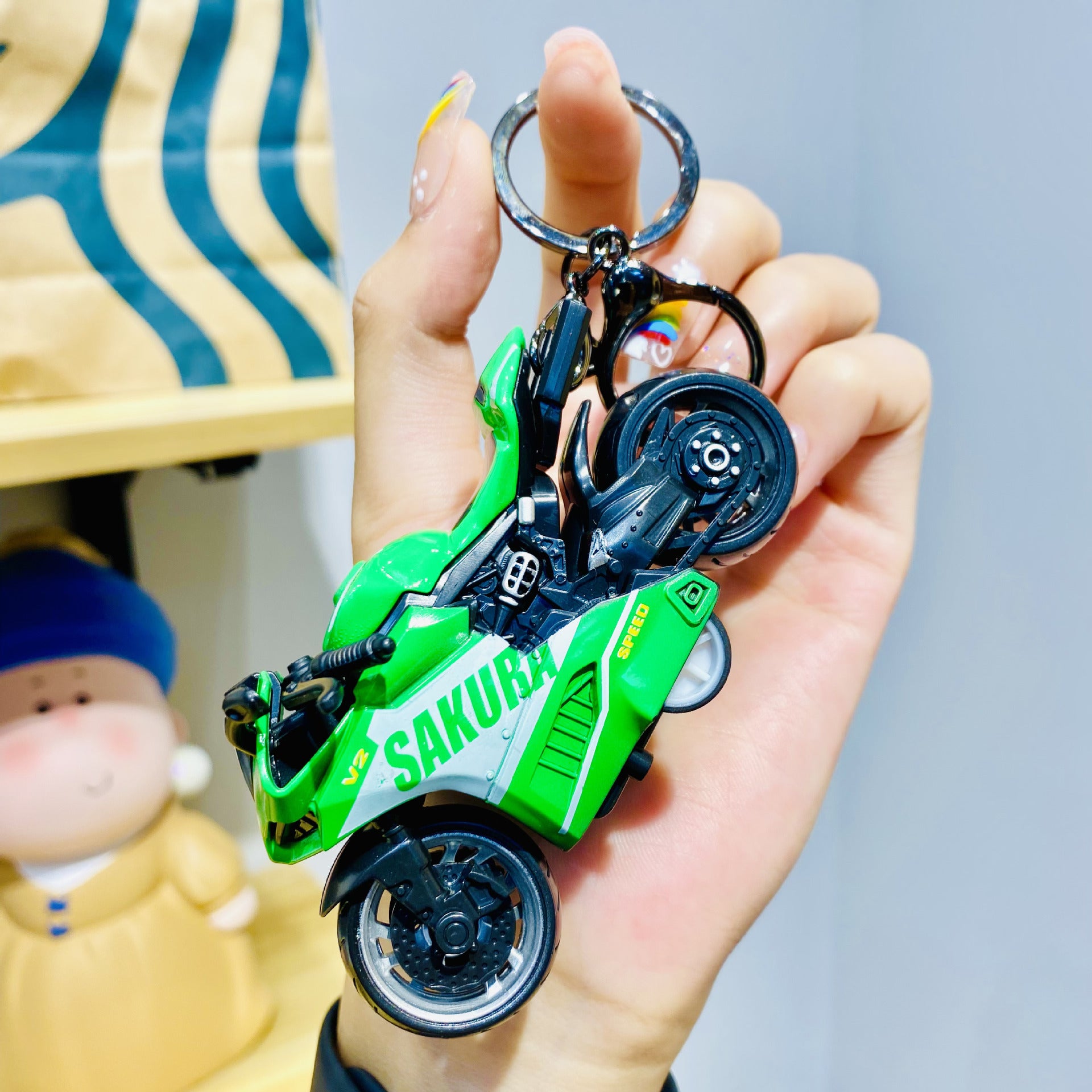 Wholesale Motorcycle Model Zinc Alloy Keychains