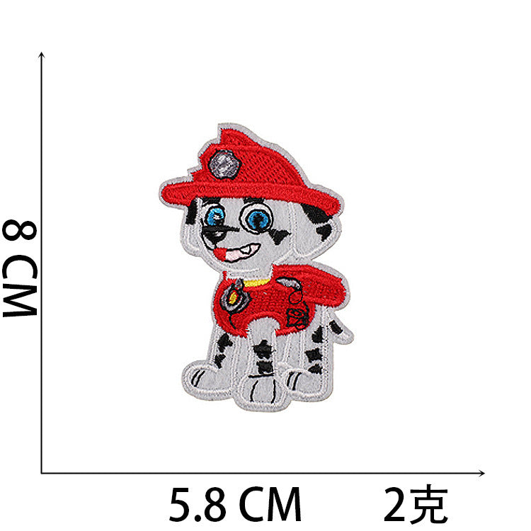 Wholesale Stylish Cartoon Dog Embroidered Patches For Clothing Bags And Laptop DIY OLY Exclusive