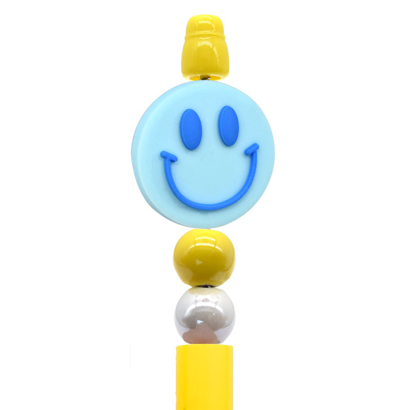 Wholesale Smiley face series cartoon flower Focal Beads