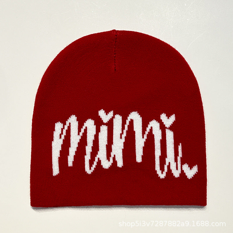Wholesale Letter Knitted Hat Simple Woolen Hat