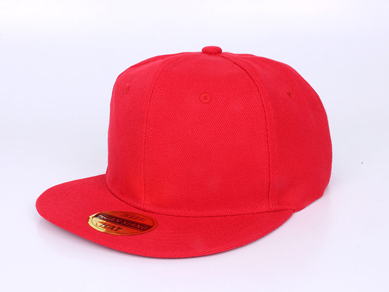 Wholesale solid color light board cap skateboard flat cap dead fly hip-hop blank baseball hat