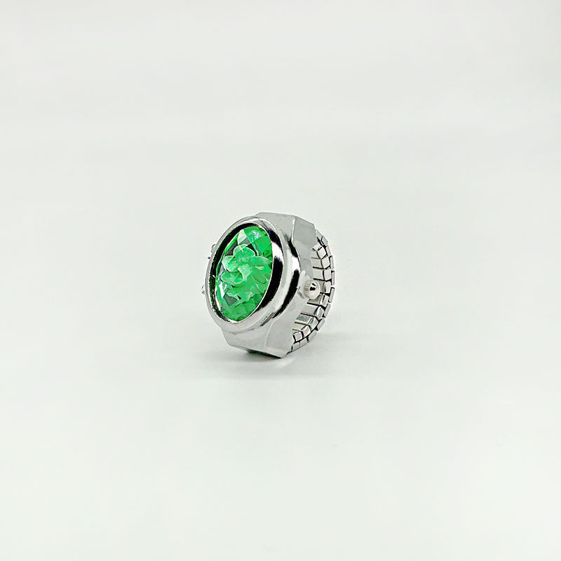 Wholesale Stainless Steel Gem Flower Ring Watch