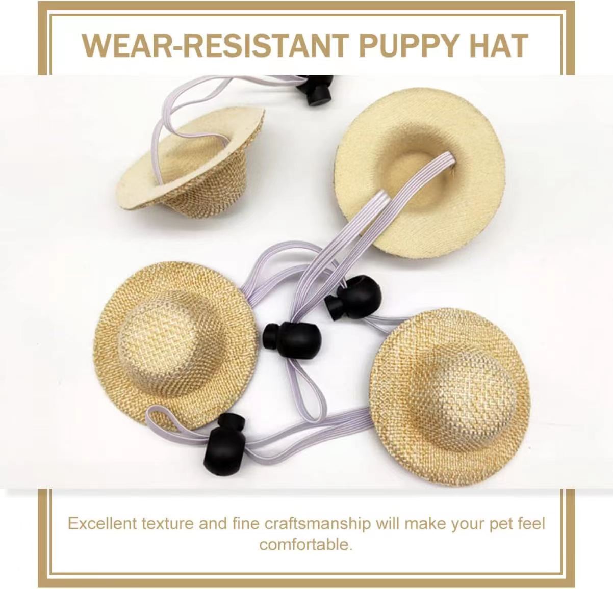 Wholesale new doll decoration hair accessories hat handmade cute baby doll cloth hat mini birthday party pet small hat