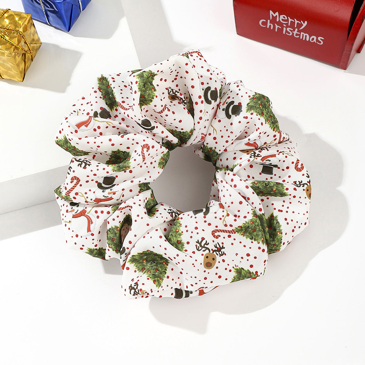 Wholesale Fabric red striped plaid solid color cherry heart wide brim bow headband