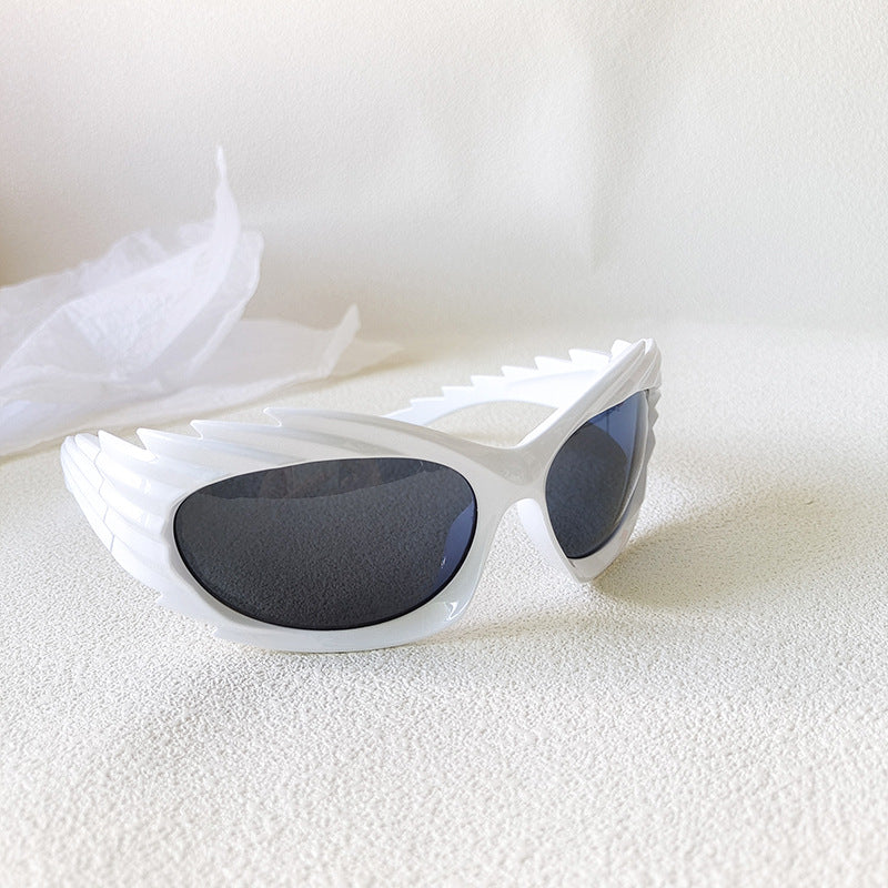 Wholesale Y2K Large Frame Cycling PC Sunglasses