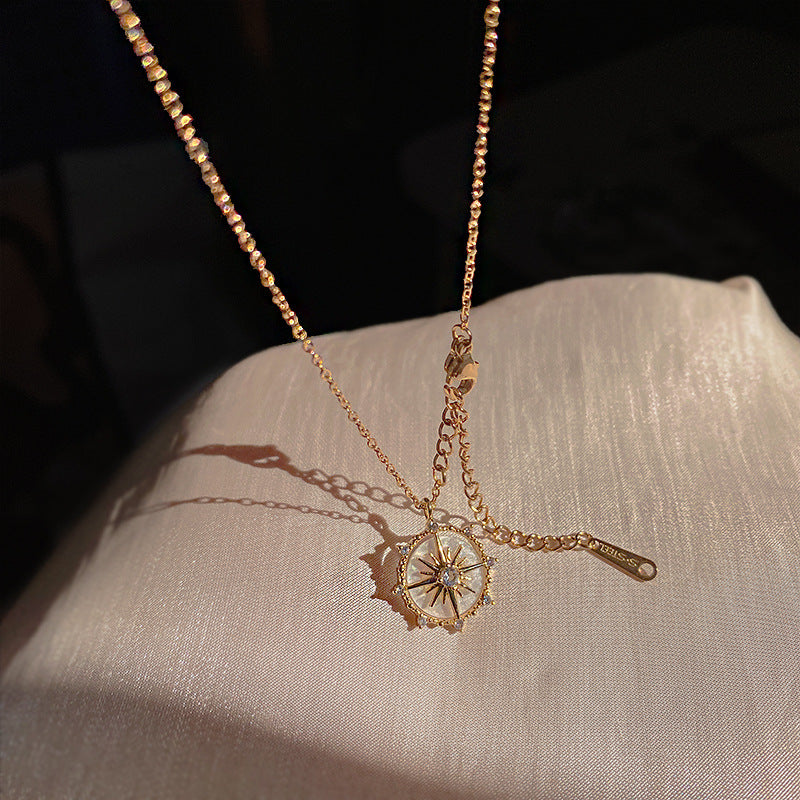 Wholesale Micro Paved Personalized Titanium Steel Necklace