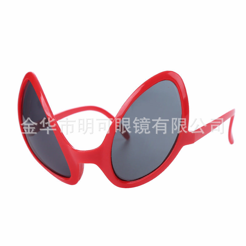 Wholesale Halloween Party Alien Antenna Funny Headband Green Fly Glasses