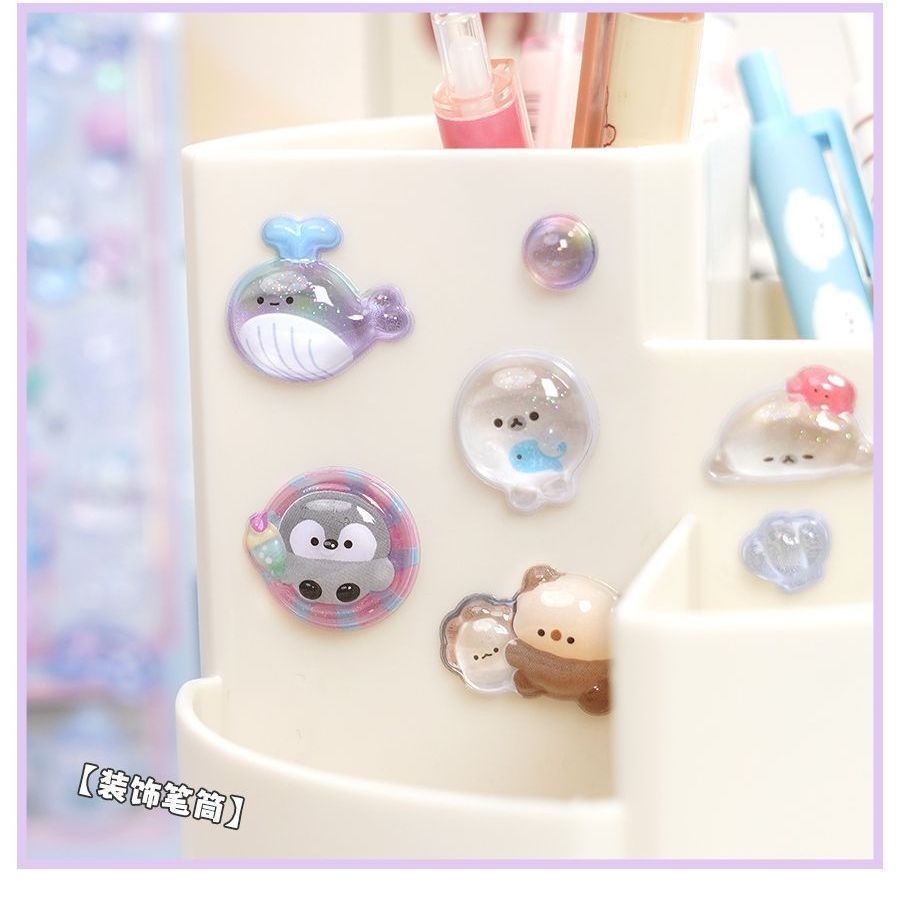 Wholesale Cartoon Fun Decoration Cute Relief 3D Stickers