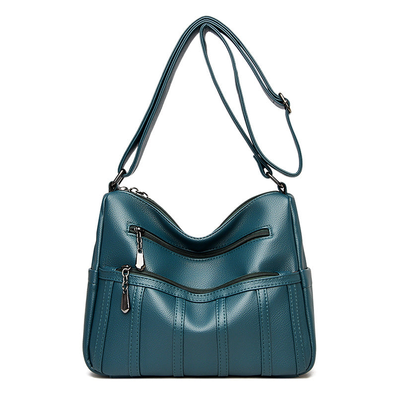 Wholesale PU Middle Aged Mom Casual Bag Elegant and Elegant Single Shoulder Crossbody Bag