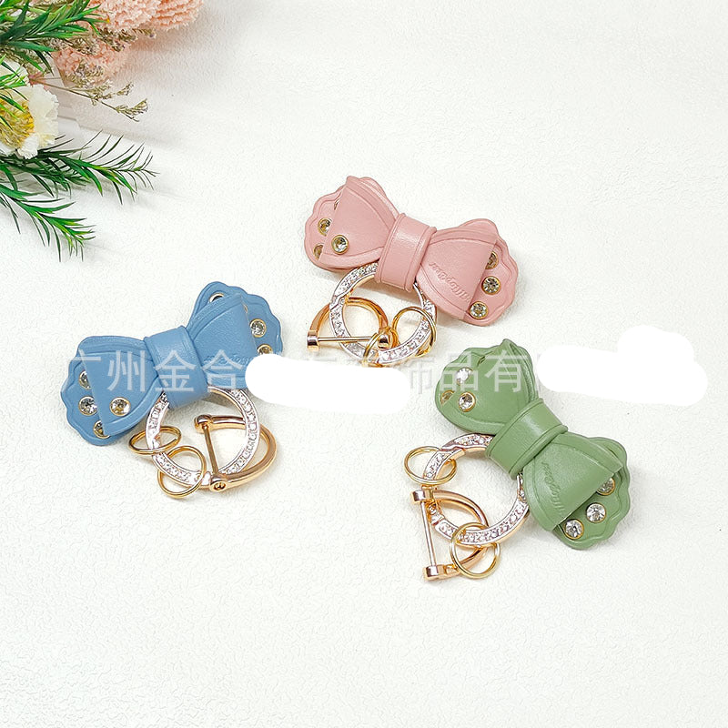 Wholesale 20pcs Diamond Butterfly Car Keychain