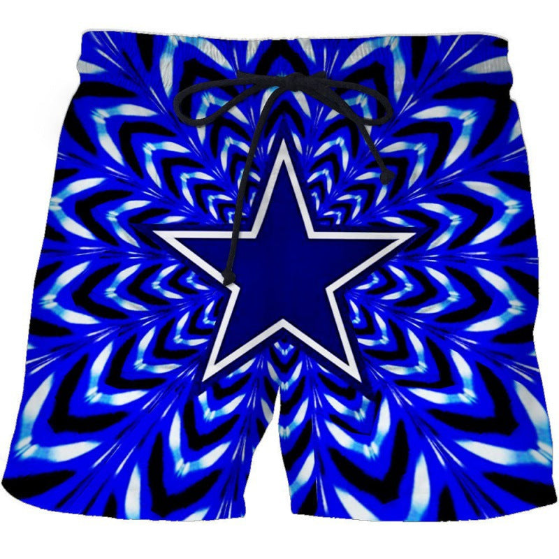 Wholesale Personalized Cigarette Butts 3D Printing Men's Beach Shorts Swimwear