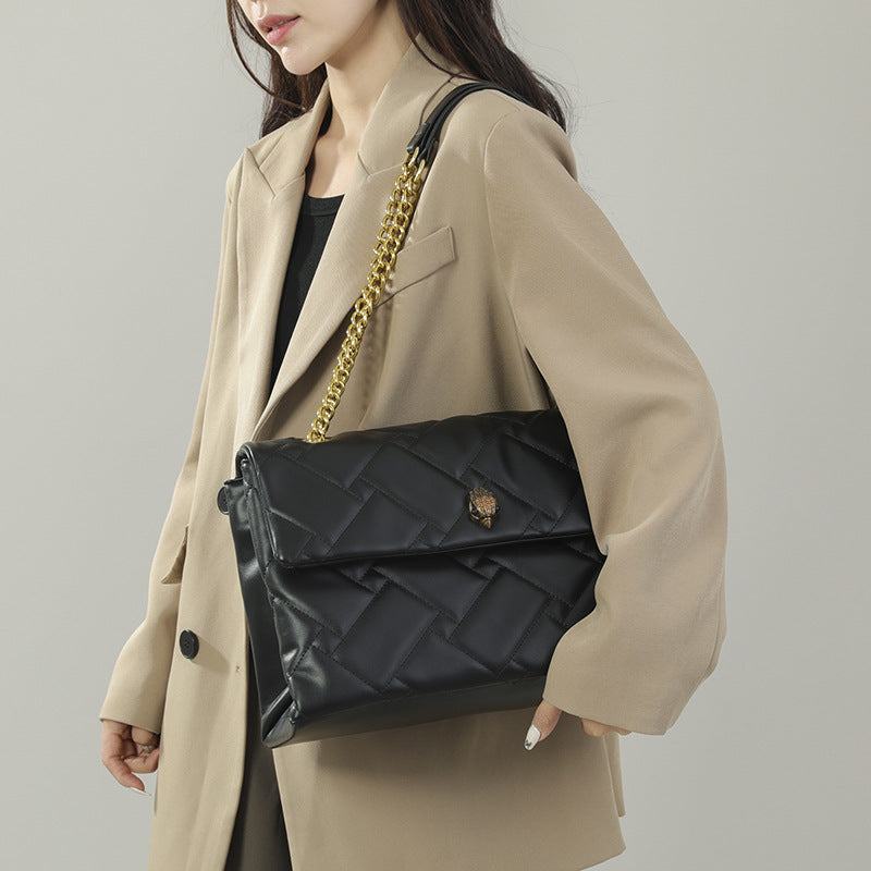 Wholesale Eagle Head Large Capacity Casual Diamond Chain Bag