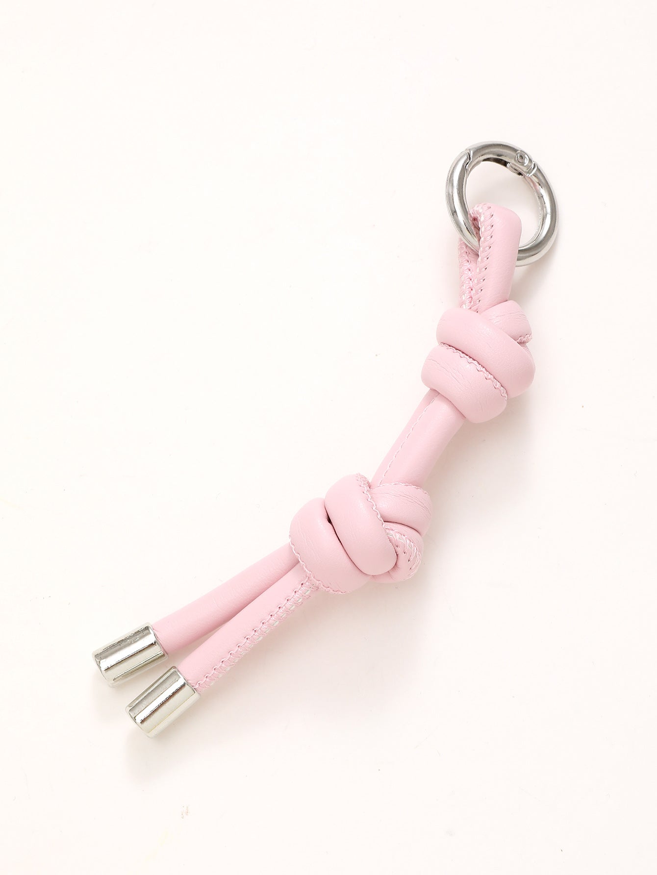 Wholesale DIY Leather Simple Candy Color Leather Rope Weaving Versatile Casual Keychains