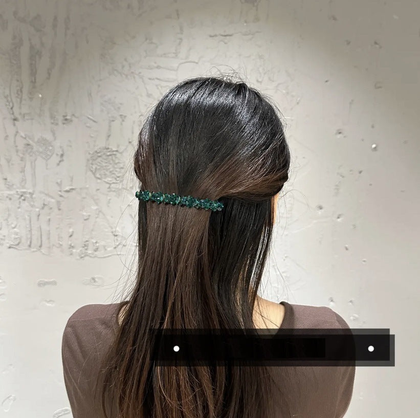 Wholesale Rhinestone Hair Clip Shiny Side Hair Clip