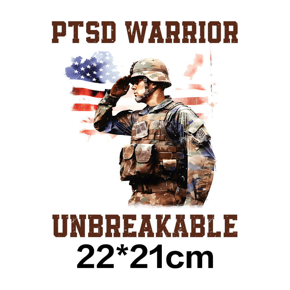 Wholesale Veteran  Letters UV DTF Ready To Press Transfers Wraps