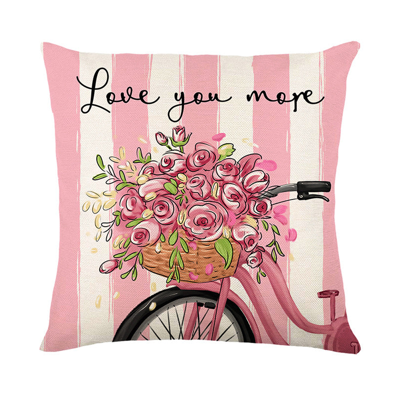 Wholesale Valentine's Day Printed Polyester Pillow Covers