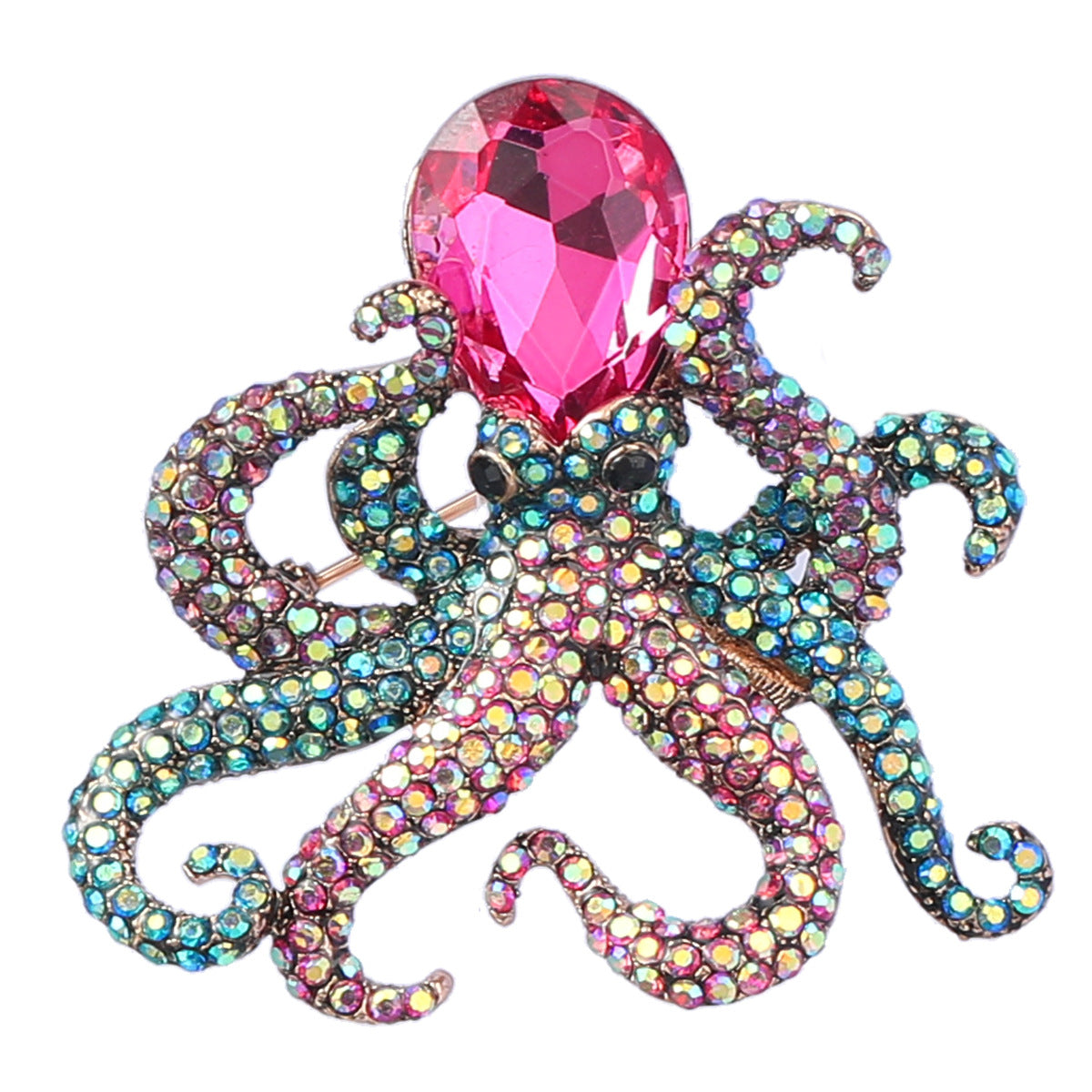 Wholesale Funny Octopus Alloy Brooch