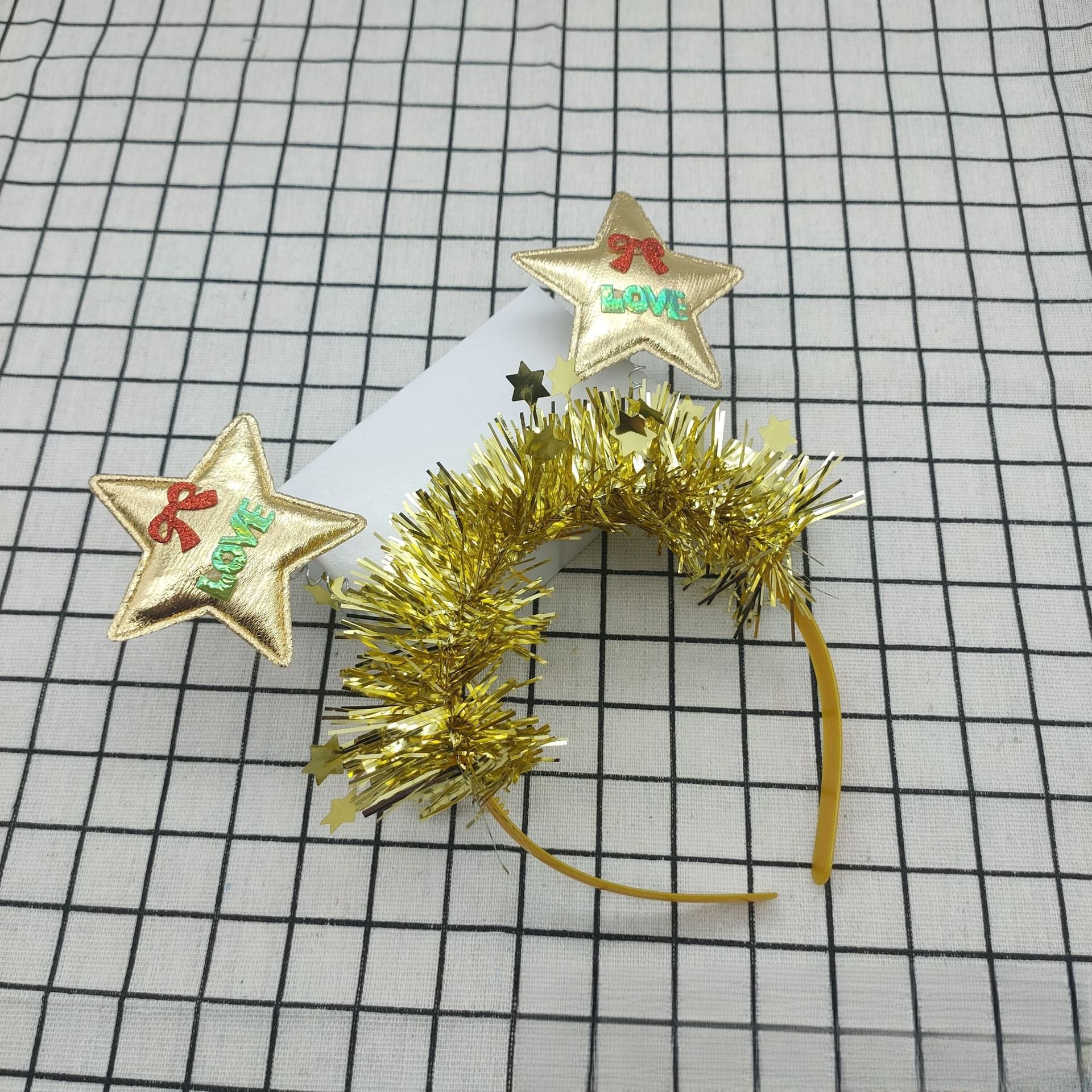 Wholesale New love valentine's day hairband creative sequins dance valentine's day hair accessories bachelor party photo decoration headband